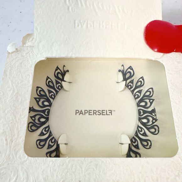 Paperself Eyelashes Peacock Design New In Box Costume Makeup Art - Picture 3 of 7